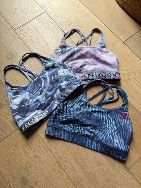 Set of 3 Peloton Strappy Sports Bras